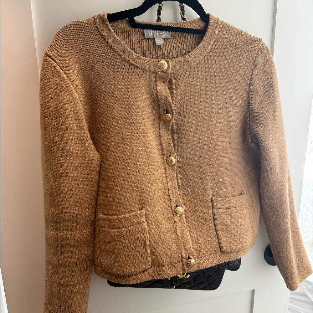 Jcrew Emilie Patch-Pocket Camel Patch-Pocket Card… - image 2